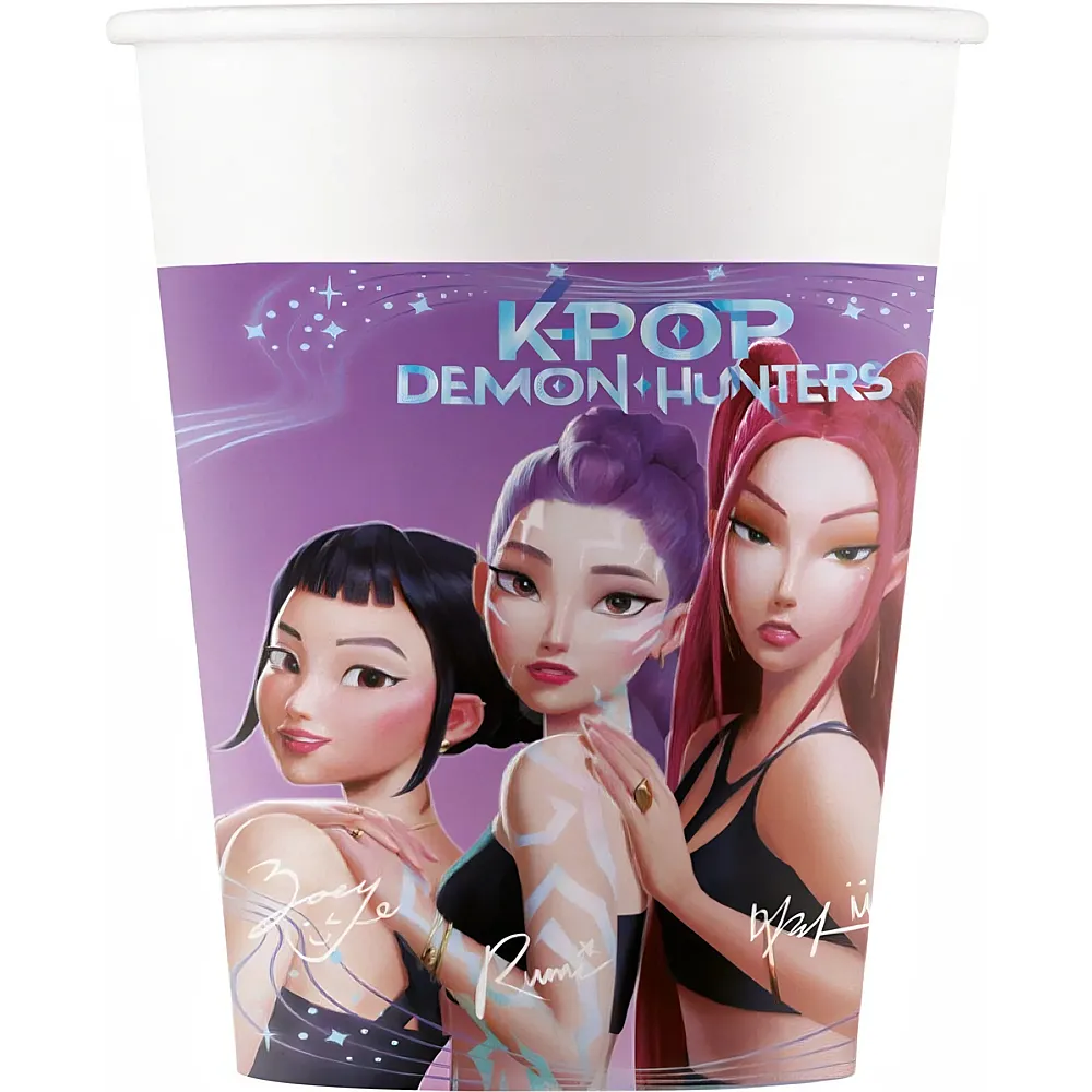 Sombo 8 Becher K-Pop Demon Hunters 200ml - Suche