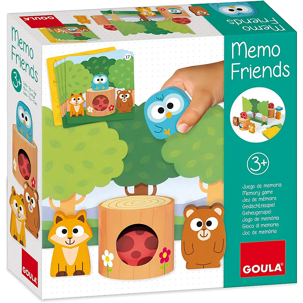 meinspielzeug - Jumbo Goula Memo Friends | Memory