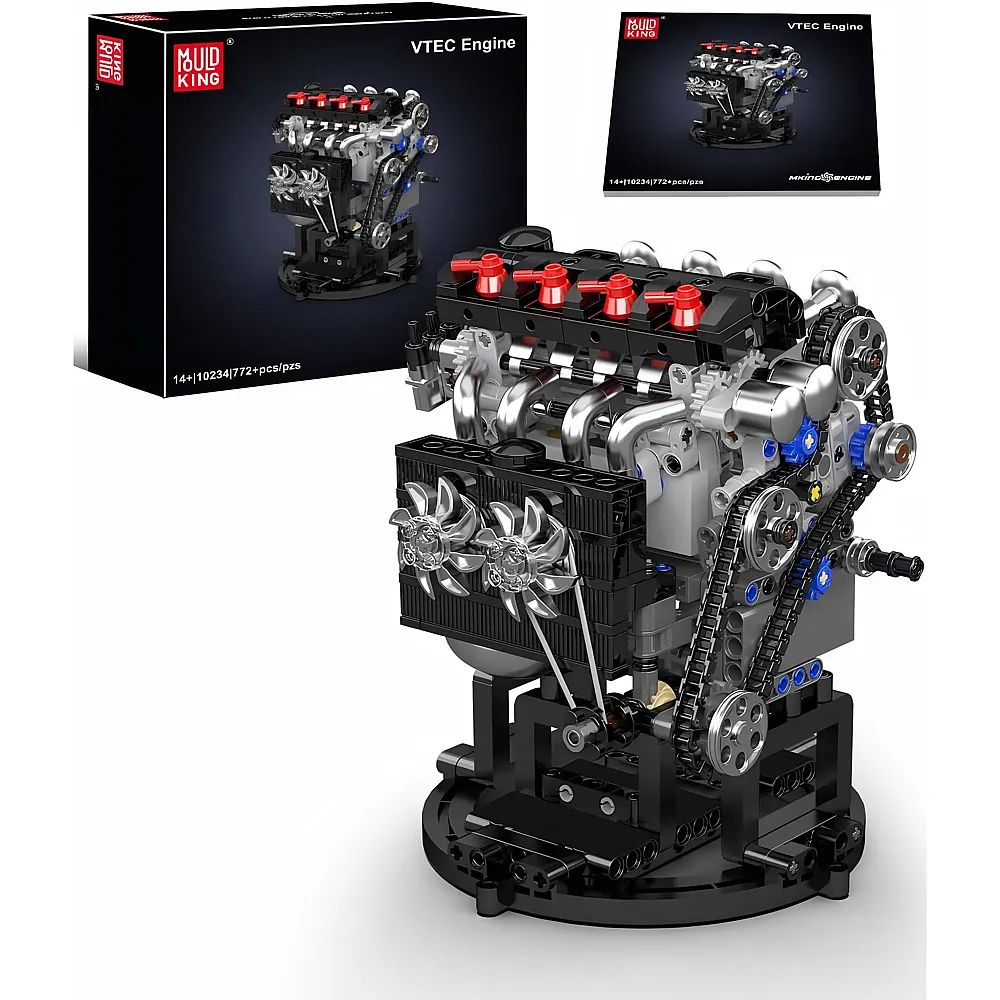 Mould King Engines Car Engine Blockmodell 10234