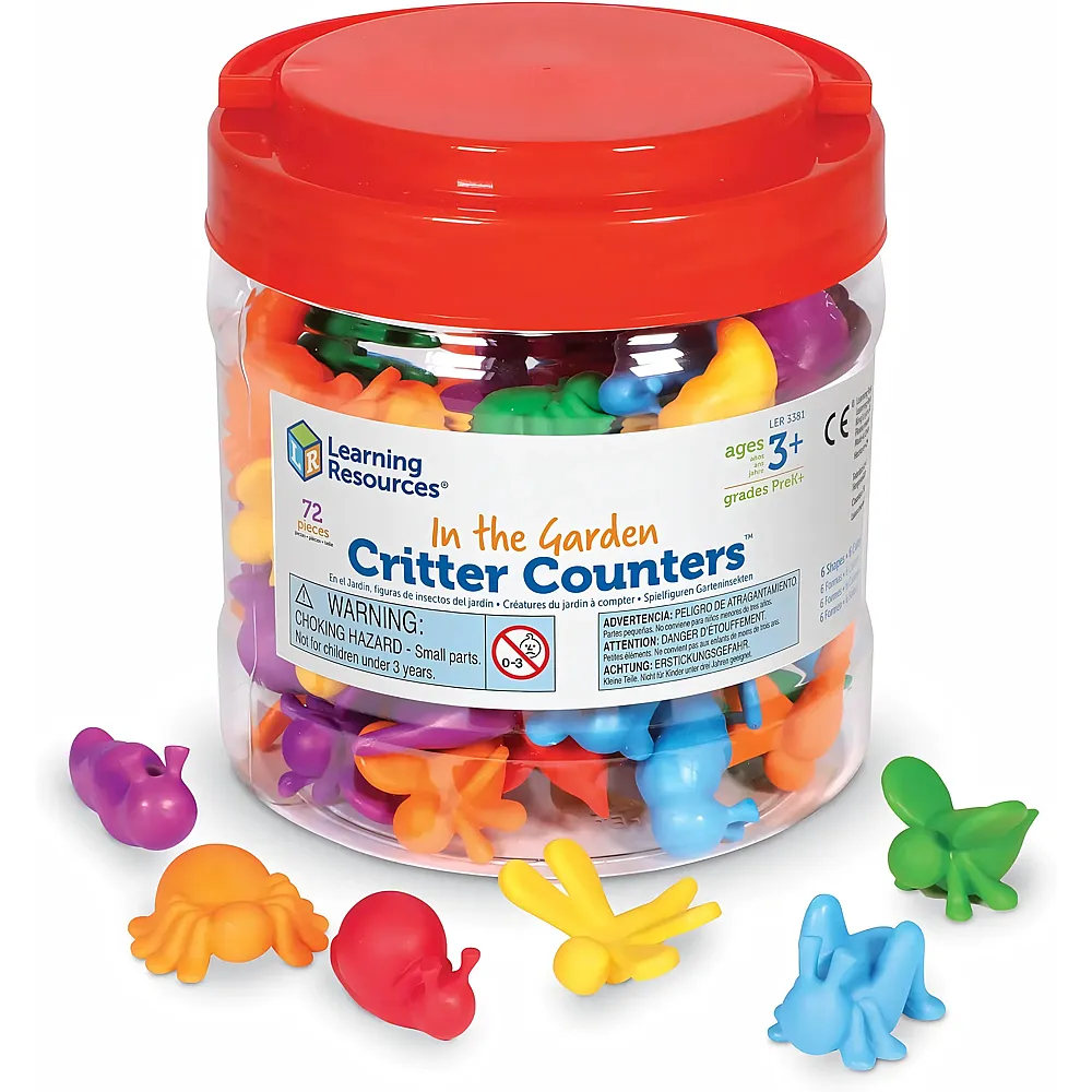 Learning Resources Garteninsekten Spielfiguren - 72 Teile