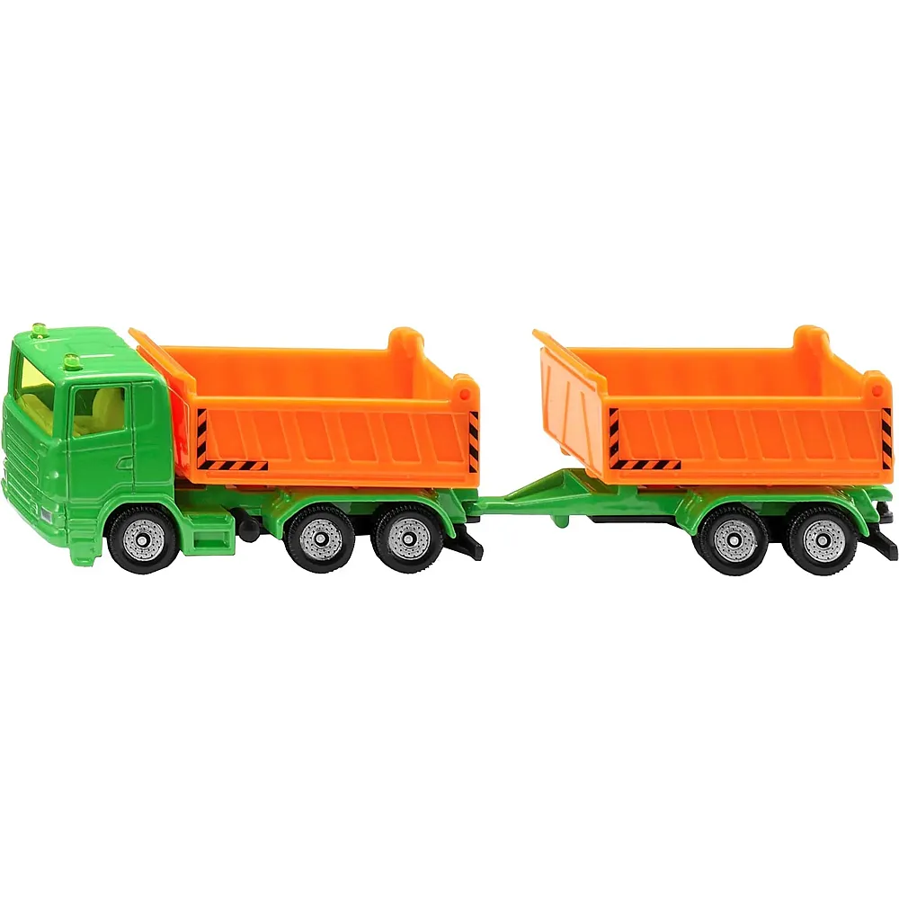 Siku Super LKW mit Kippmulde und Anh�nger Gr�n/Orange