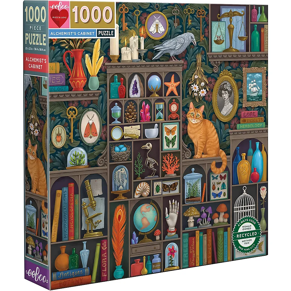 eeBoo Puzzle Cabinet of Alchemy 1000Teile