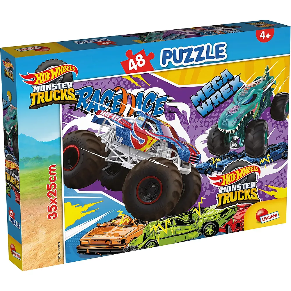 Lisciani Puzzle Hot Wheels Monster Trucks - 48 Teile