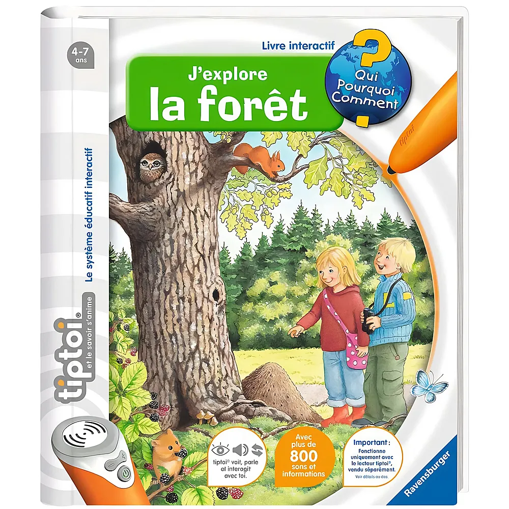 Ravensburger tiptoi J'explore la for�t - Franais