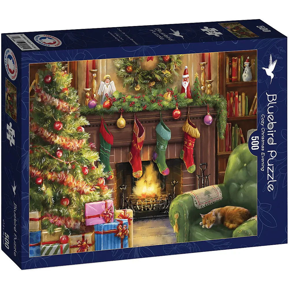 Bluebird Puzzle Ali Corti Cozy Christmas Evening 500Teile