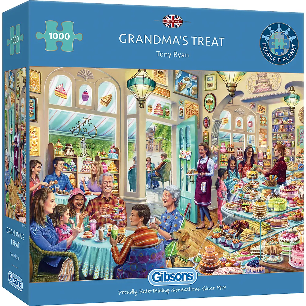 Gibsons Puzzle Tony Ryan Grandmas Treat - 1000 Teile
