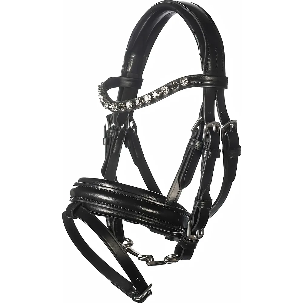 HKM Kids Hobby Horsing Ledertrense mit Z�gel und Gebiss - Marken