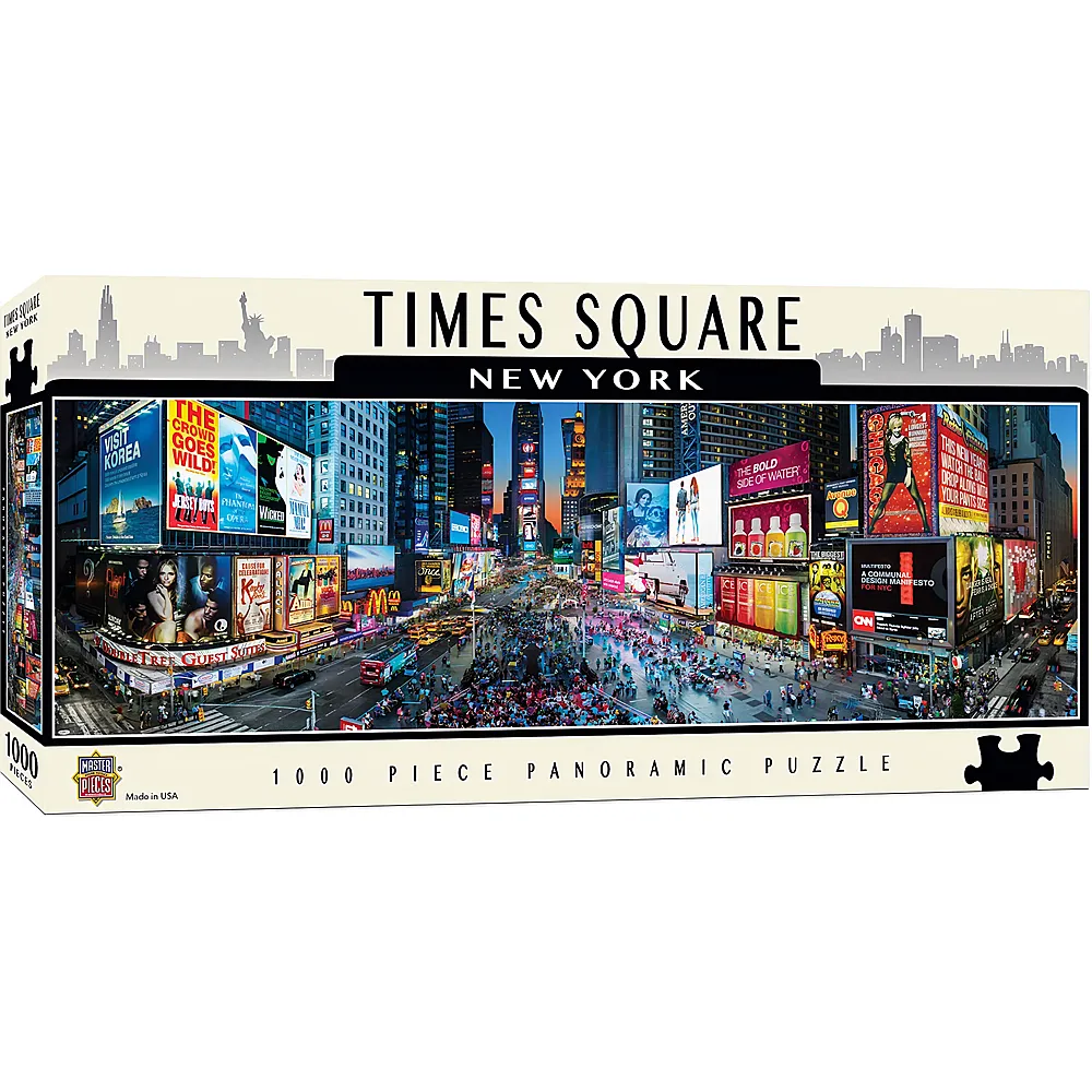 Master Pieces Puzzle Panorama Times Square, New York 1000Teile