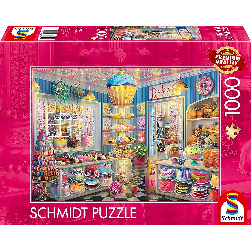 Schmidt Puzzle Bunte B�ckerei - 1000 Teile