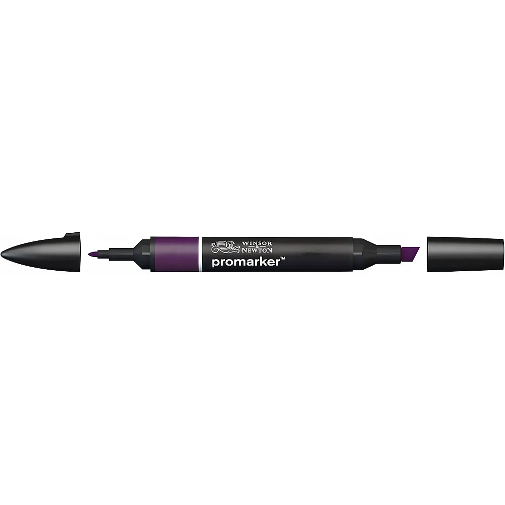 Winsor & Newton Promarker Stift mit 2 Spitzen Aubergine | Farbe & Kreide