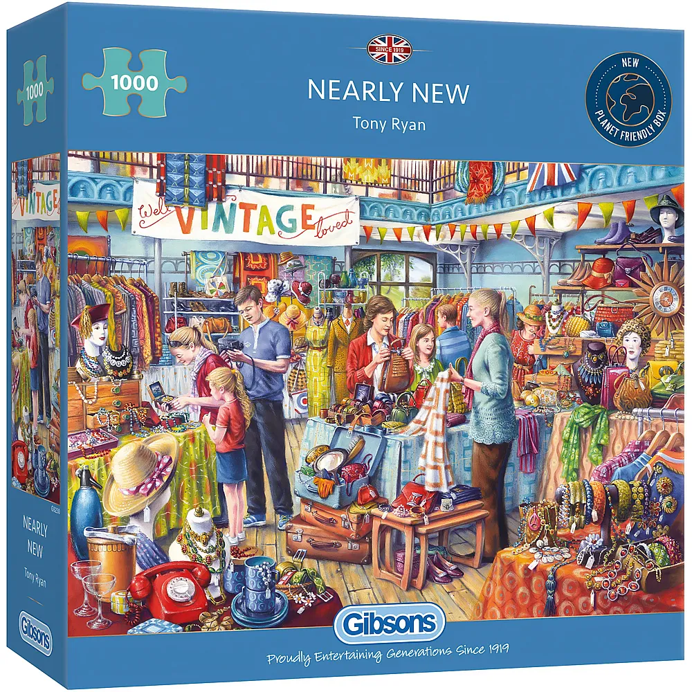 Gibsons Puzzle Tony Ryan Nearly New - 1000 Teile