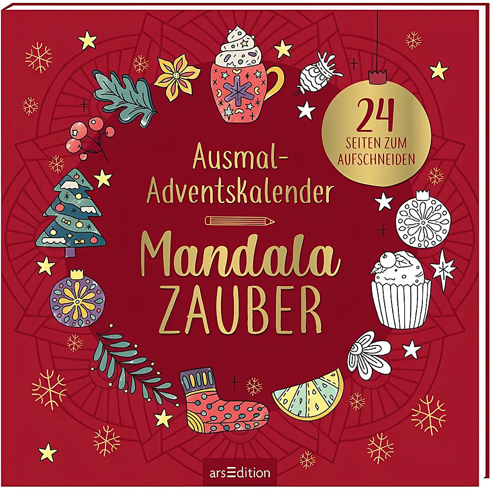 ars Edition Adventskalender Mandala-Zauber