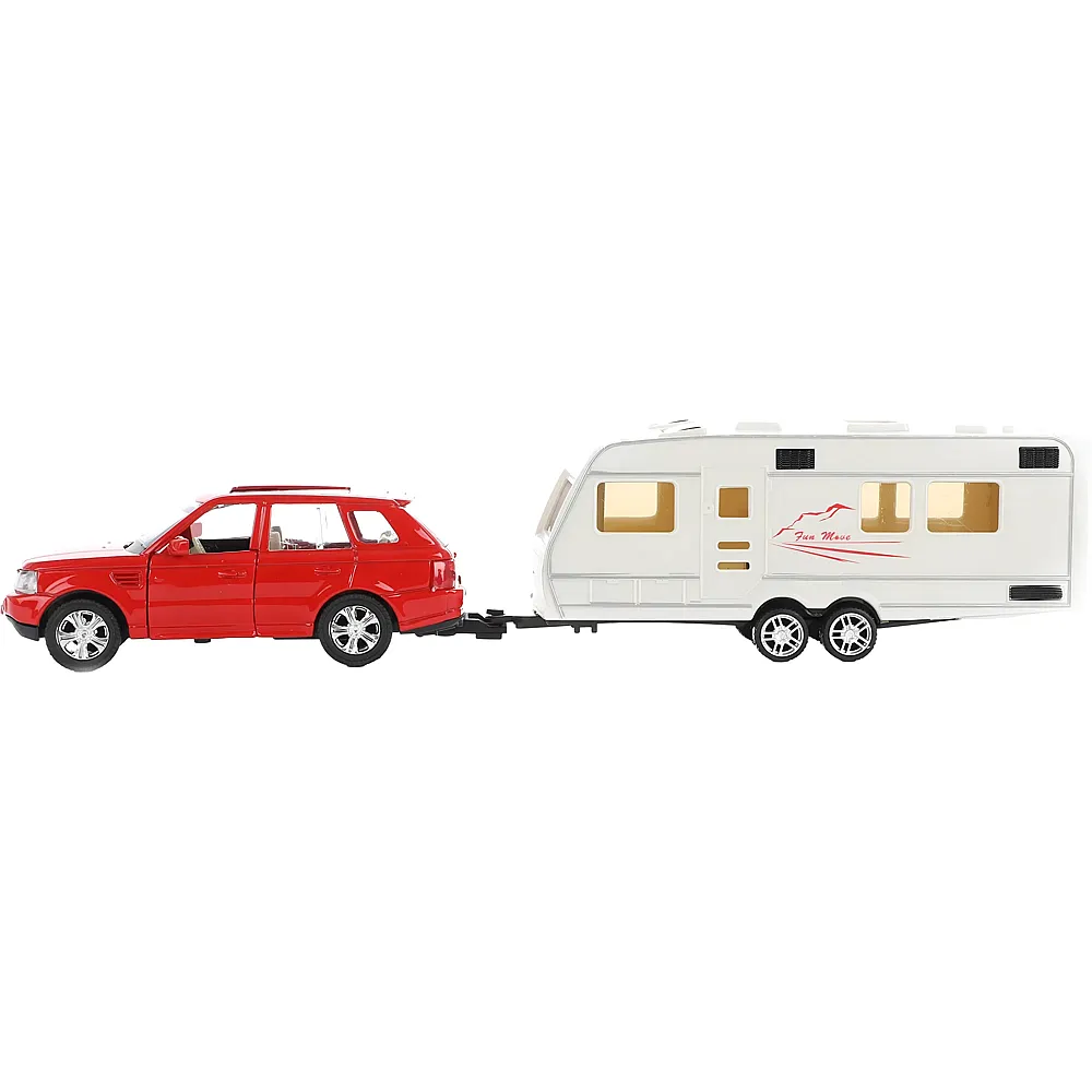 Toi-Toys Die-Cast Wohnwagen mit R�ckzug