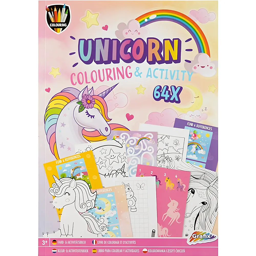 Grafix Einhorn-Mal- und Aktivit�tsbuch