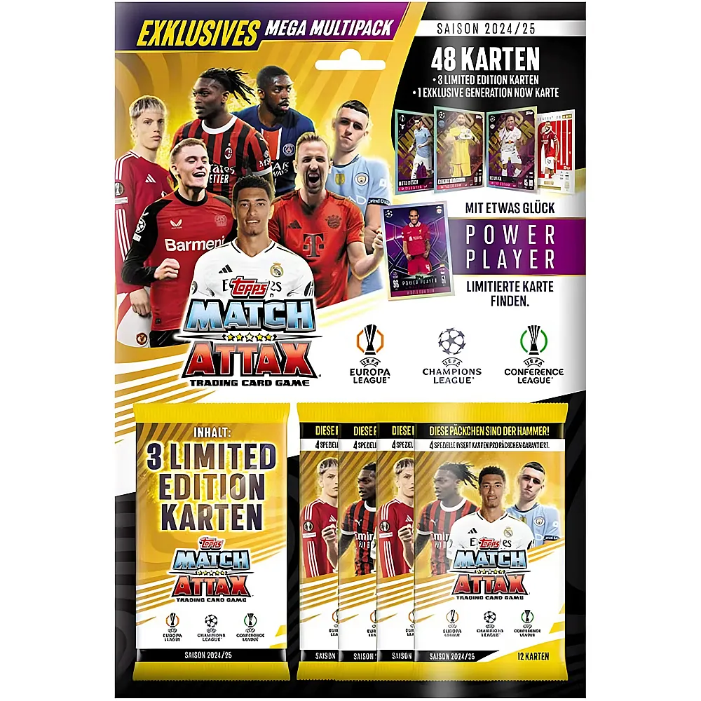 Topps Match Attax UEFA Champions League TC 2024/2025 Mega Multipack