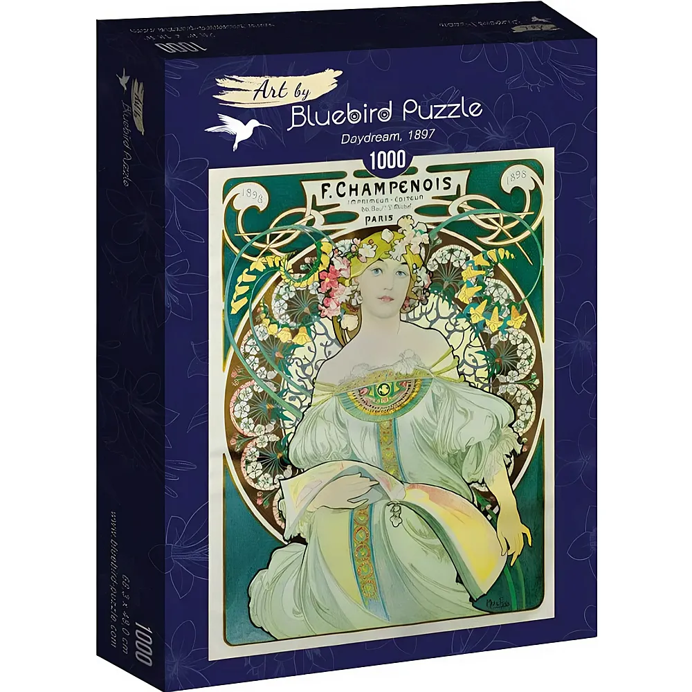 Bluebird Puzzle Mucha - Daydream, 1897 - 1000 Teile