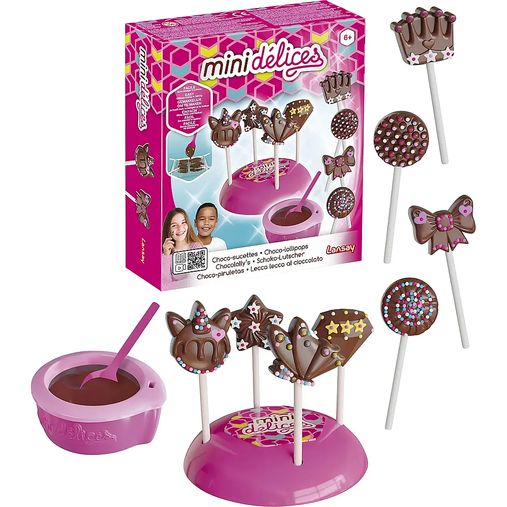 meinspielzeug - Lansay Schokoladen-Lollipop-Kreationsset f�r Kinder | Backen & Dekorieren