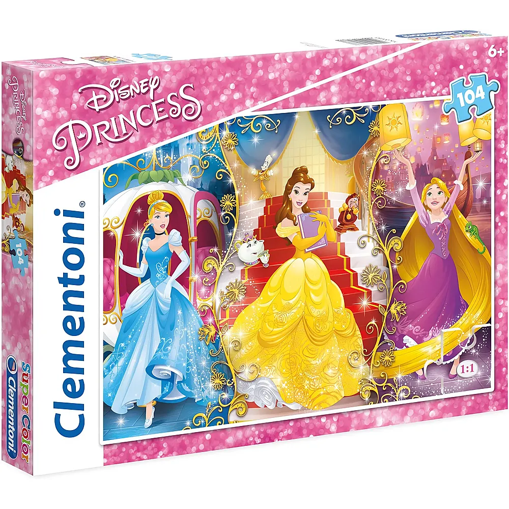 Clementoni Puzzle Disney Princess - 104 Teile