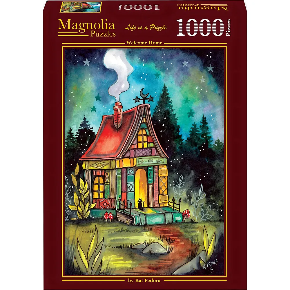 Magnolia Puzzle Puzzle 1000 Teile Willkommen zu Hause