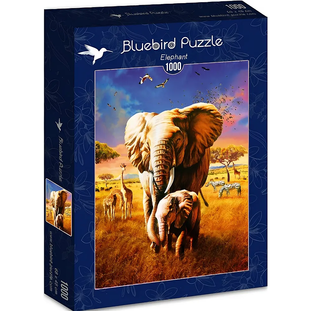 Bluebird Puzzle Elefanten - 1000 Teile