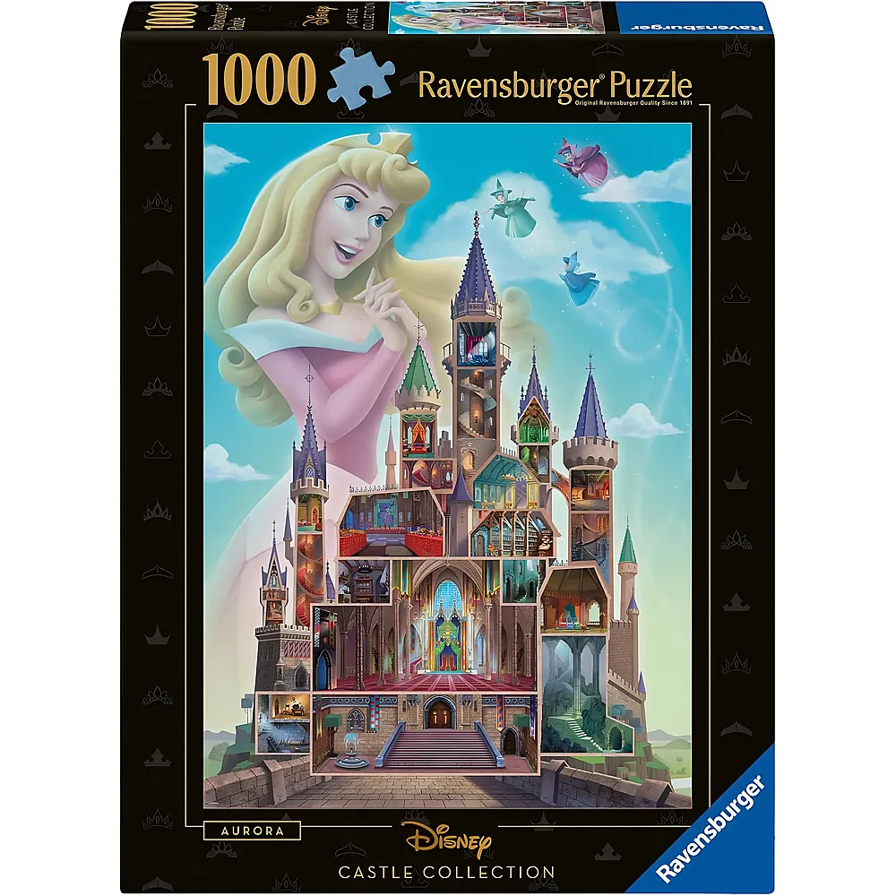 Ravensburger Puzzle Castle Collection Disney Princess Aurora's Schloss 1000Teile