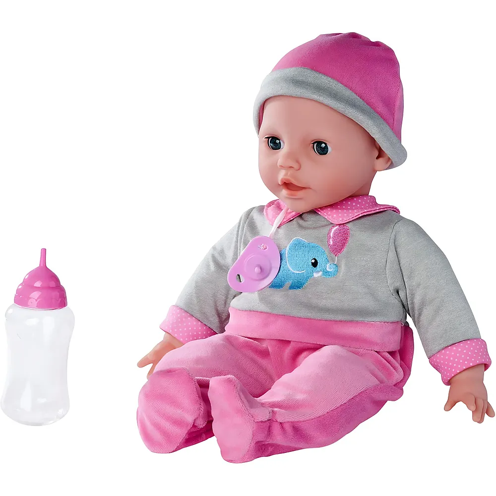 Simba Laura Weichk�rperpuppe mit Schlafaugen, brabbelt bei Bewegung - 40 cm