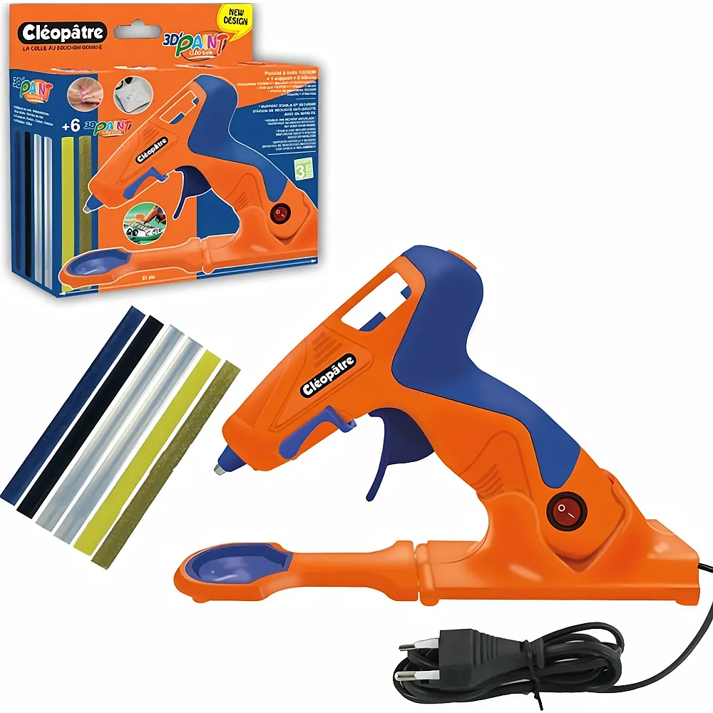 Cleopatre Cleo'gun 3d'paint � Klebe- Und Malpistole Cleoptre Mit Stan