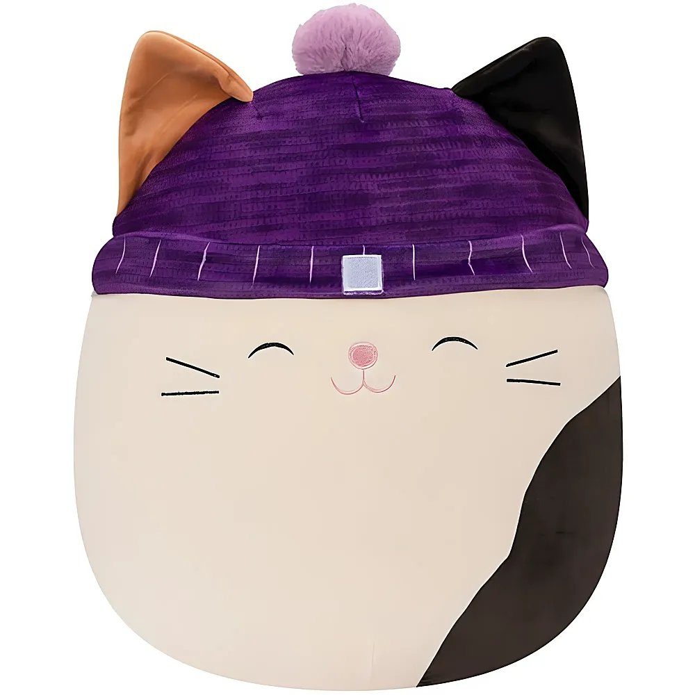meinspielzeug - Squishmallows Pl�sch Cam die Katze mit M�tze 40cm | Katzen Pl�sch