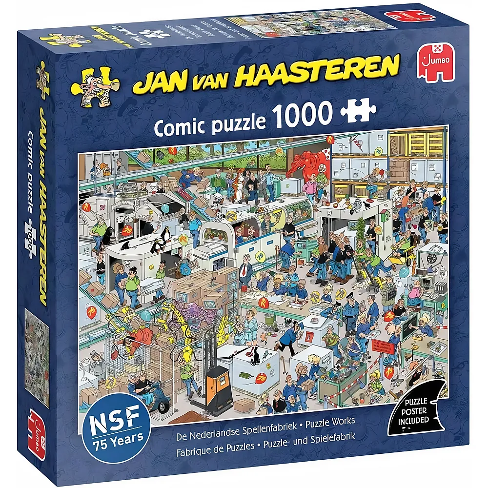 Jumbo Puzzle Jan van Haasteren The Dutch Game Factory 1000Teile