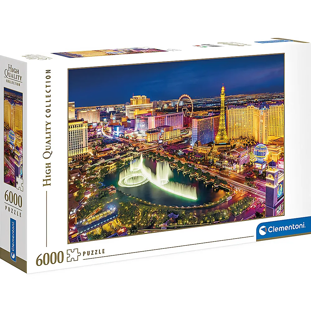 Clementoni Puzzle High Quality Collection Las Vegas 6000Teile