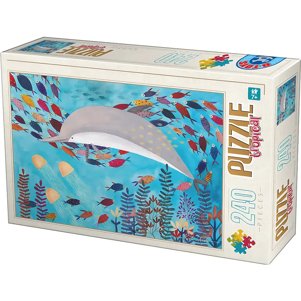 DToys Puzzle Tropisch - Wasserwelt - 240 Teile - Puzzle 105-300 Teile