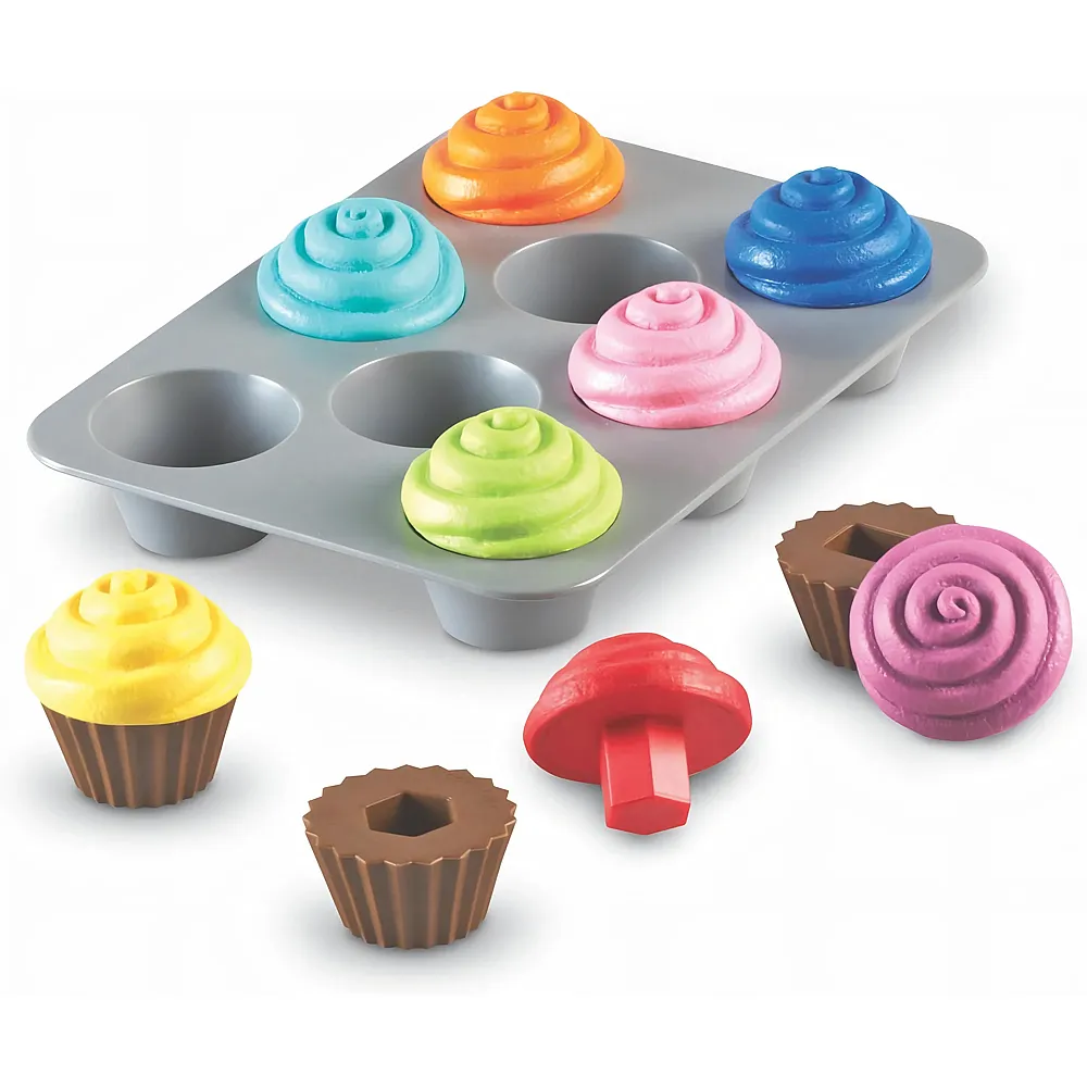 Learning Resources Smart Snacks Cupcake Formen-Steckspiel