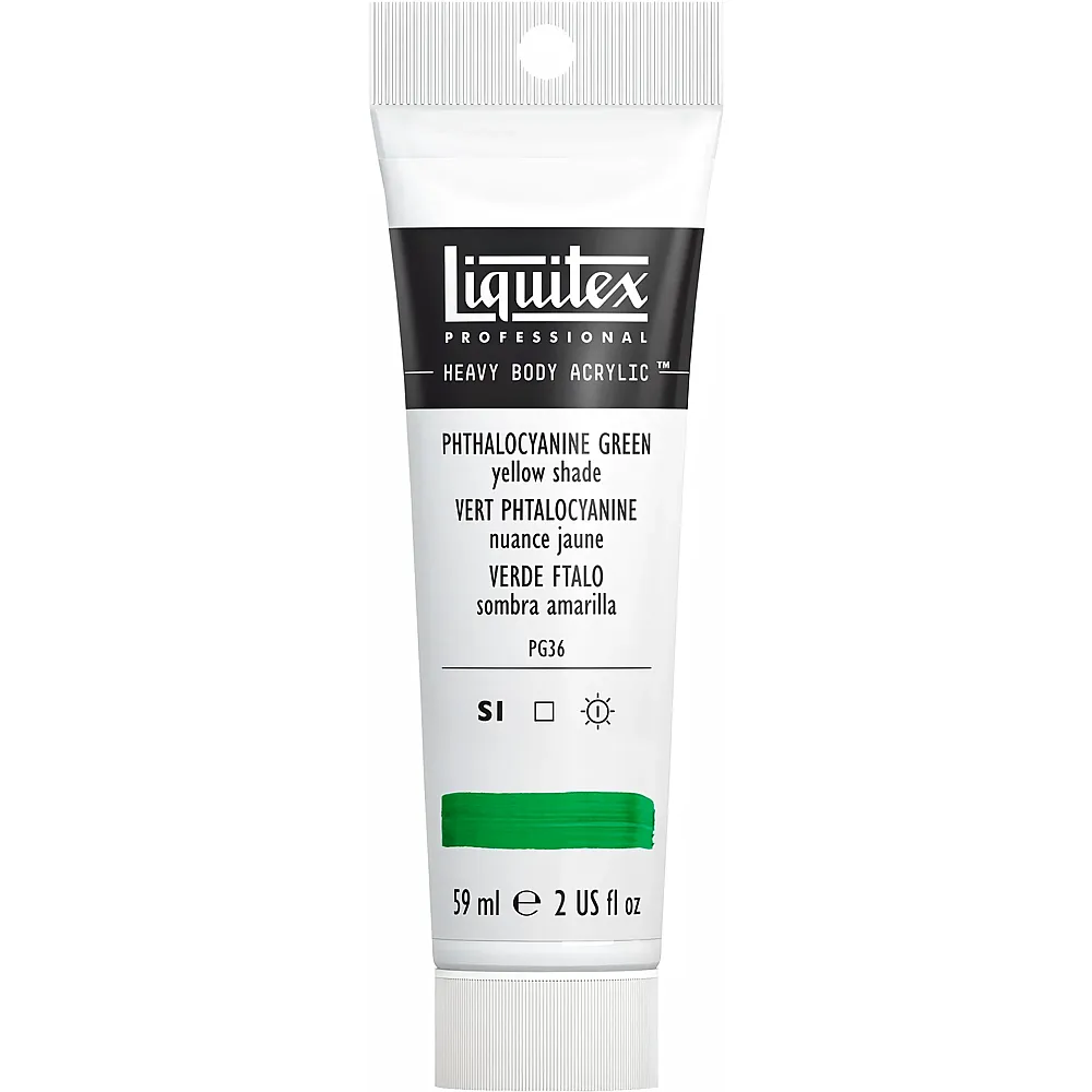 Liquitex Lqx Prof. Heavy Body Acrylfarbe 59ml Tube Phthalogrn gelbt