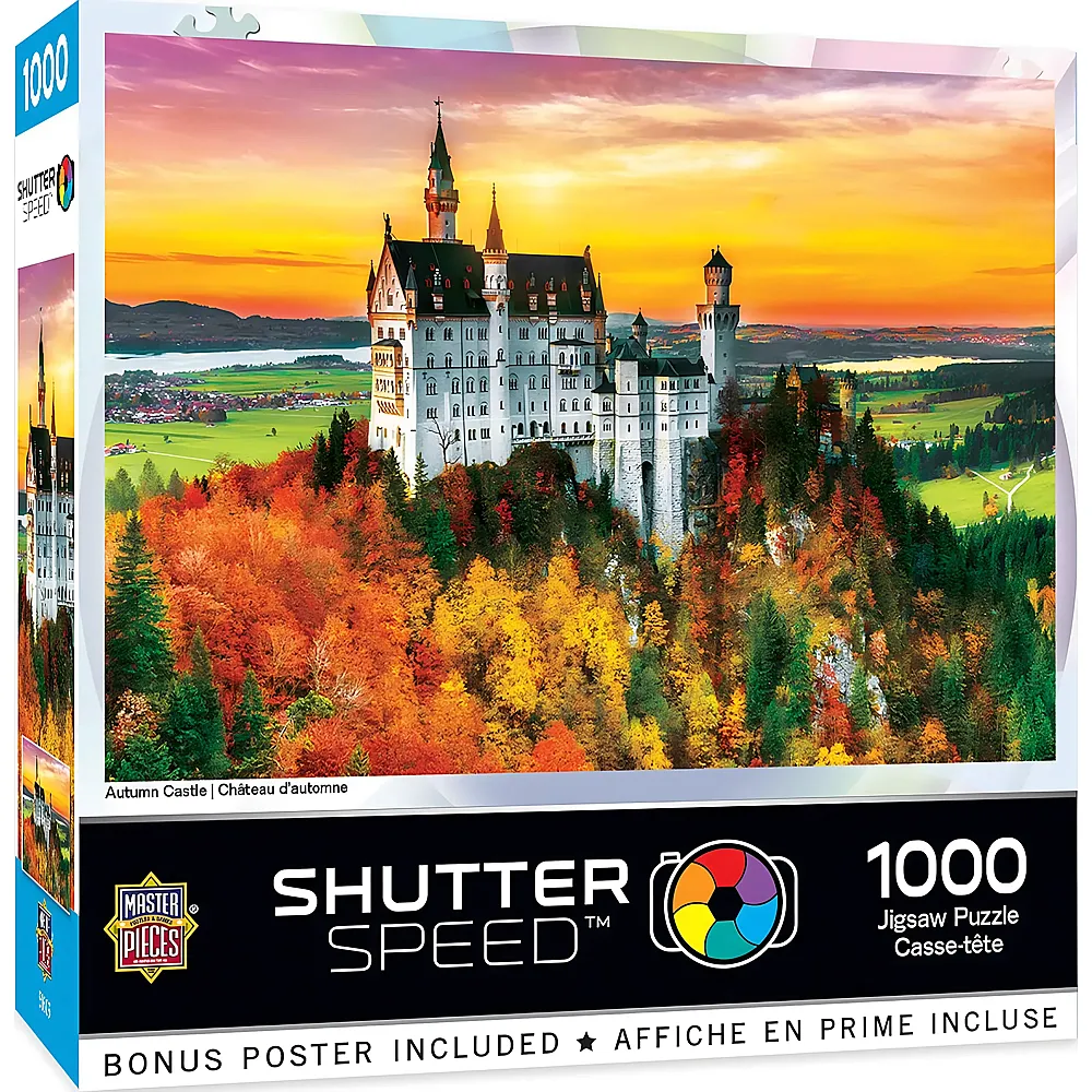 Master Pieces Puzzle Schloss Neuschwanstein im Herbst 1000Teile