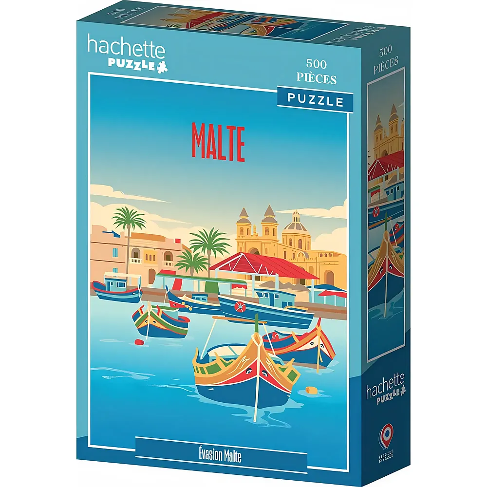 Hachette Puzzle Urlaubstr�ume Malta 500Teile