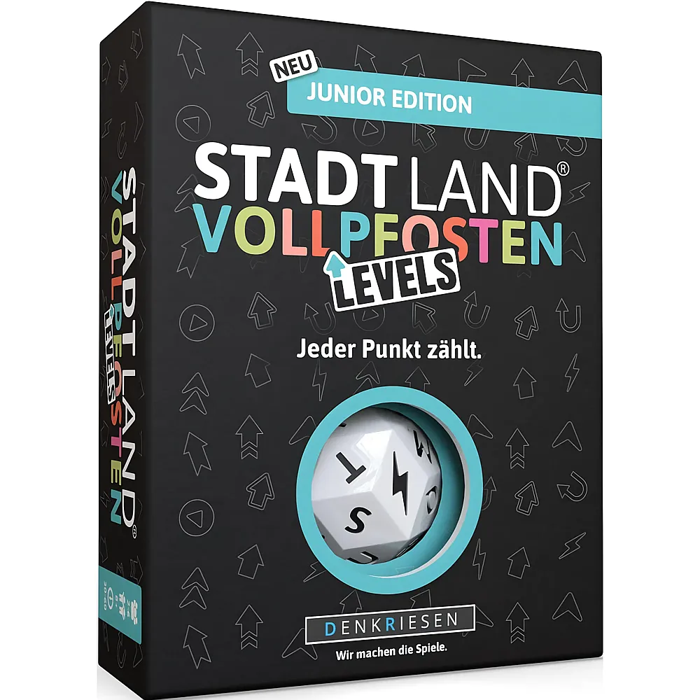 Denkriesen Stadt Land Vollpfosten Levels  Junior Edition - Jeder Punkt z�hlt. | Partyspiele