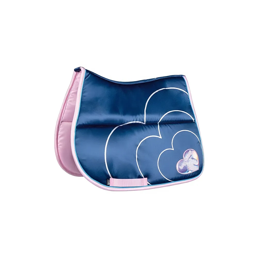 HKM Kids Hobby Horsing Wendeschabracke -Funny Horses Hearts-