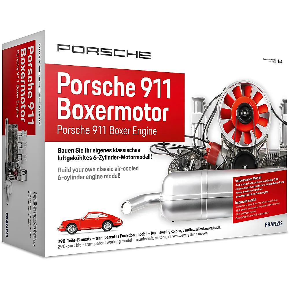 Franzis Motor-Bausatz Porsche 911 Boxermotor
