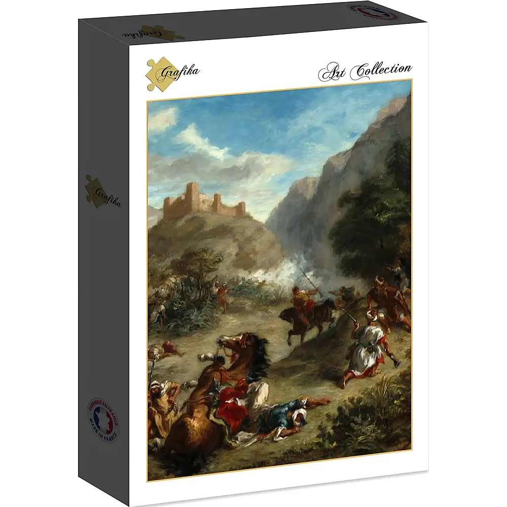 Grafika Puzzle Art Collection Eug�ne Delacroix Arabs Skirmishing in the Mountains, 1863 - 2000 Teile