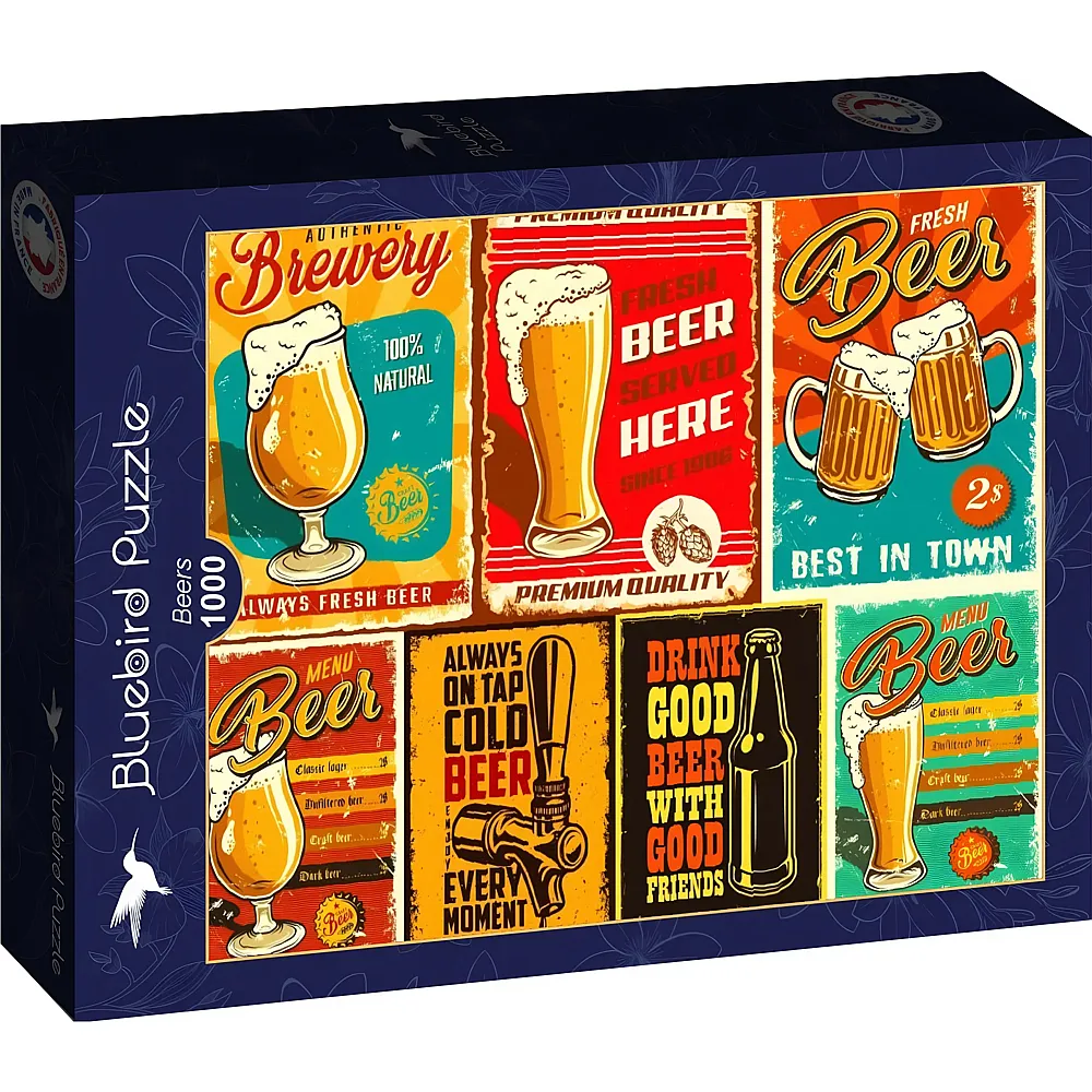 Bluebird Puzzle Beers - 1000 Teile