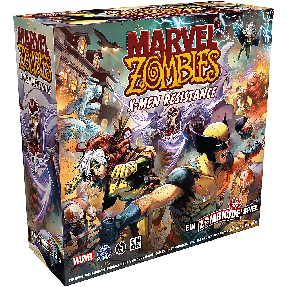 CMON Marvel Zombies: X-Men Resistance  Ein Zombicide-Spiel, Kennerspiel, Dungeon Crawler, 1-6 Spieler, Ab 14+ Jahren, 60