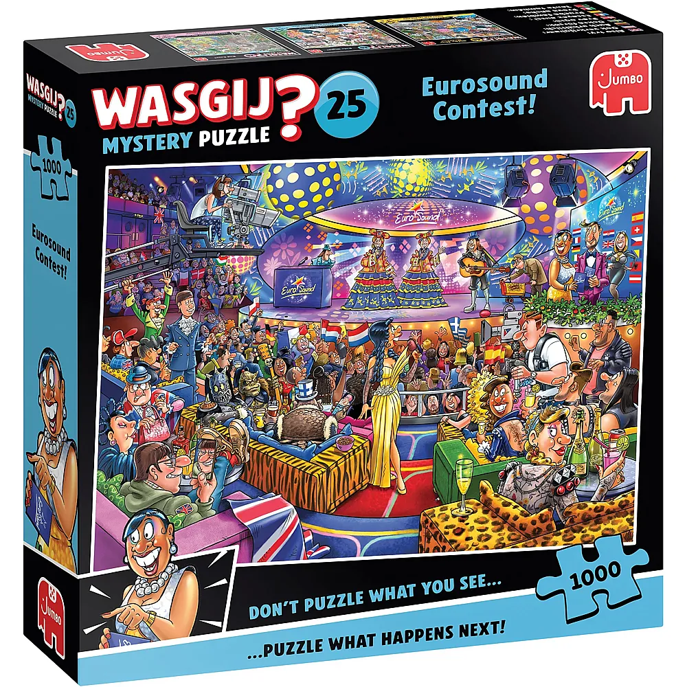 meinspielzeug - Jumbo Puzzle WASGIJ Mystery 25 Eurosound Contest 1000Teile | Puzzle 1000 Teile