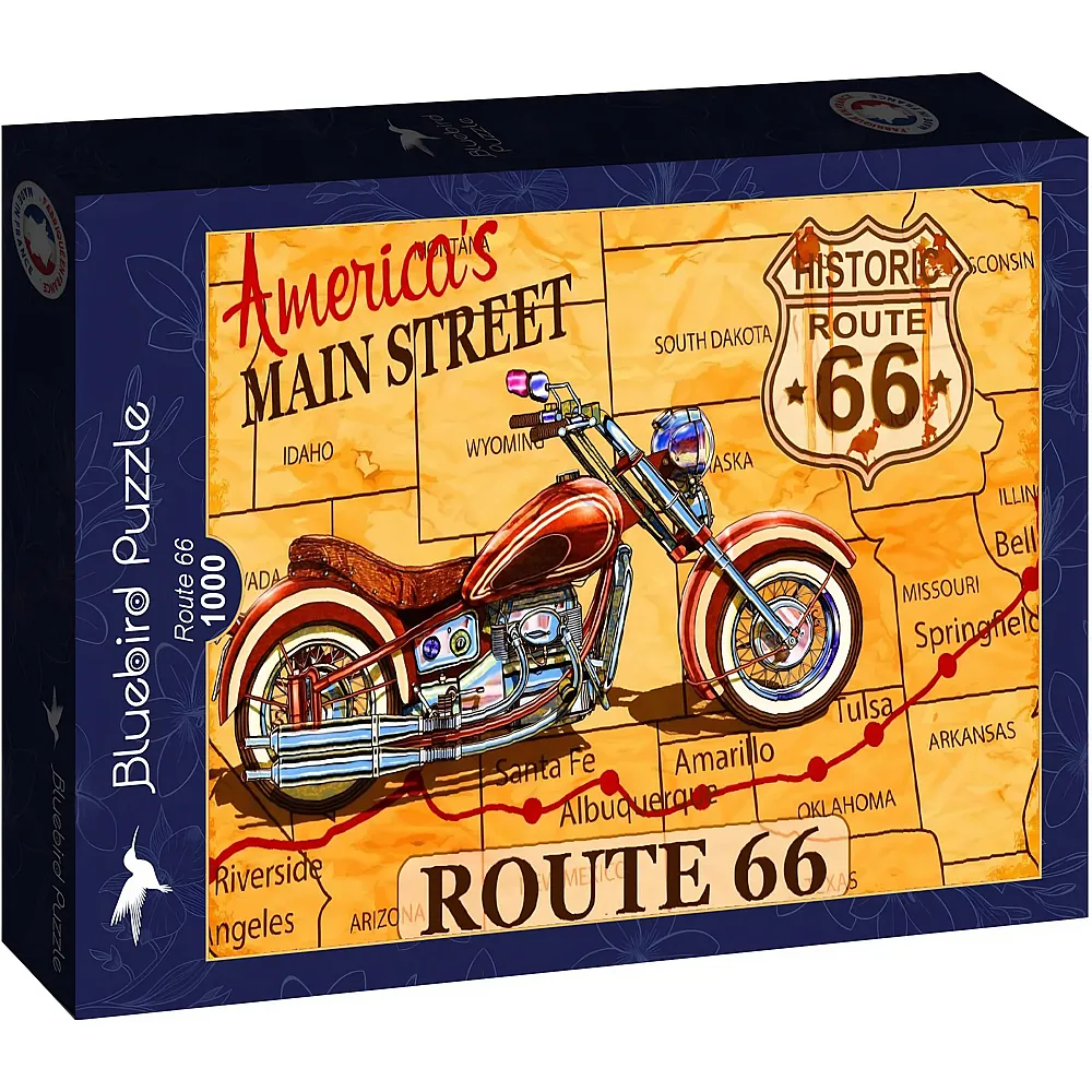 Bluebird Puzzle Route 66 1000Teile