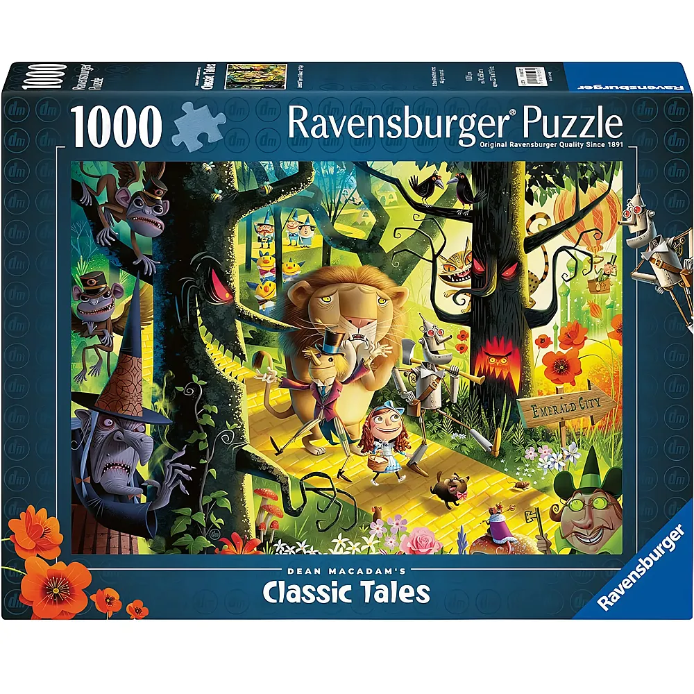 Ravensburger Puzzle Lions, Tigers & Bears - 1000 Teile