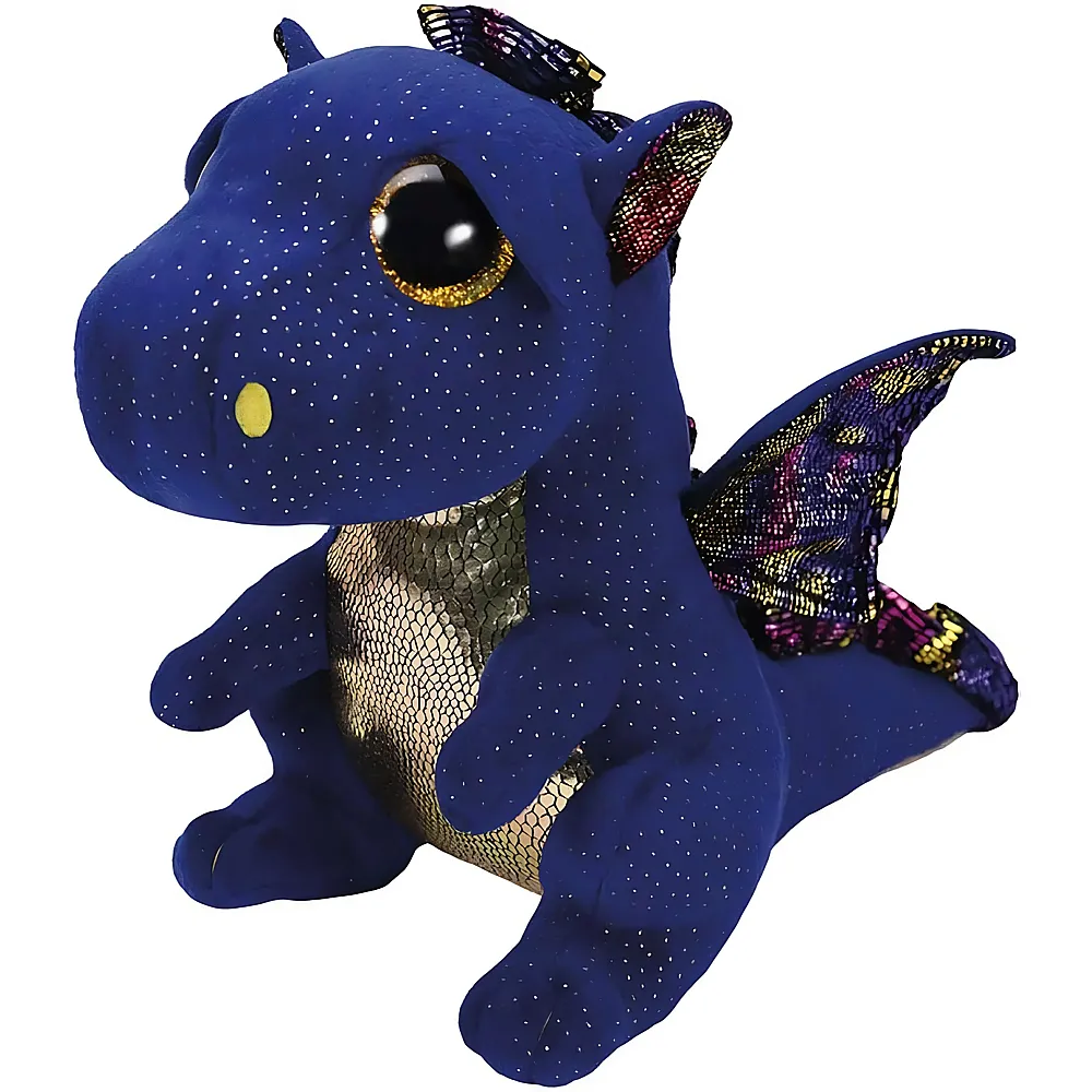 Ty Beanie Boos Saffire Blauer Drache - Beanie Boo - Med