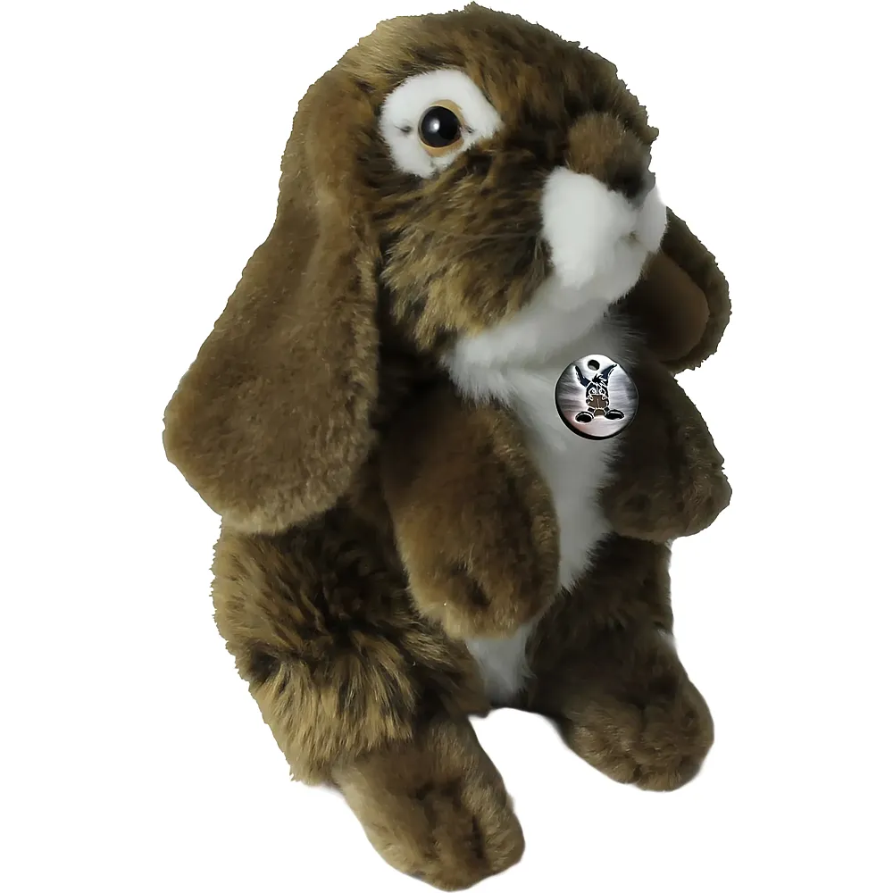 Unitoys Hase Hopsi mit Schlappohren Braun - 18 cm - Hasen Pl�sch