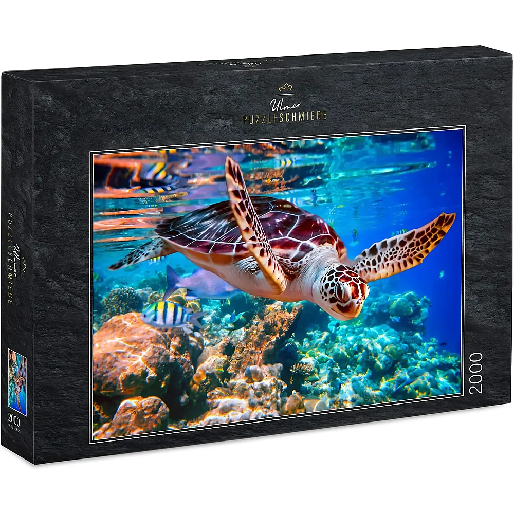 Ulmer Puzzleschmiede Meeresschildkr�te in der S�dsee - 2000 Teile