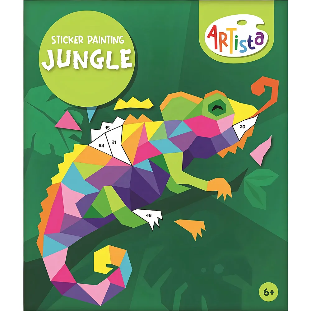 Artista Sticker Painting Buch Jungle