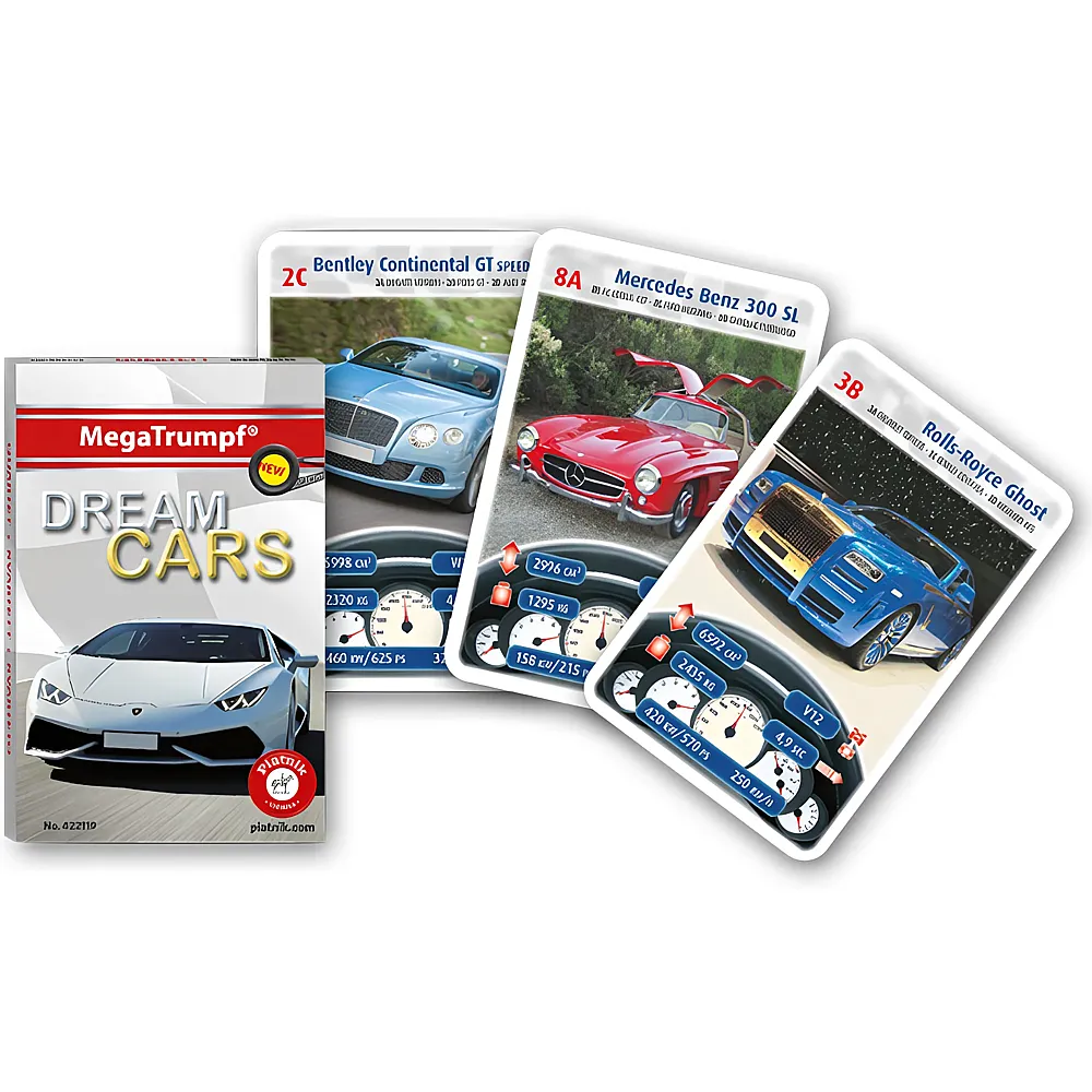 meinspielzeug - Piatnik Spiele Quartett Dream Cars