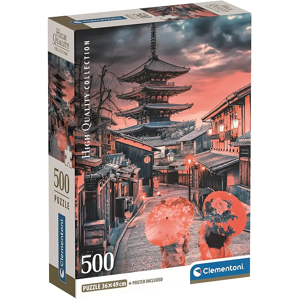 Clementoni Puzzle High Quality Collection Abend in Kyoto 500Teile